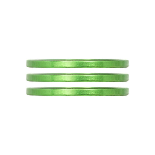 Industry Nine iRiX Headset Spacer 1-1/8 Height: 2.5mm Aluminum Lime 3pcs