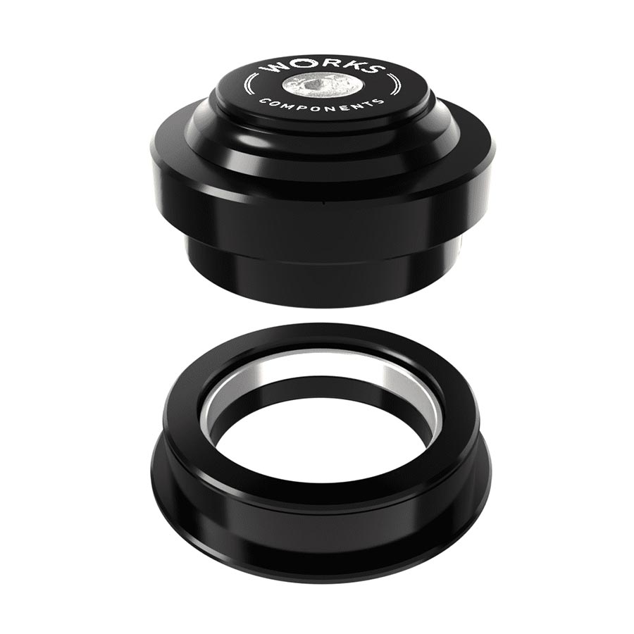 Works Components 1.0deg EC44-ZS56 Angleset Angle Headset 1.0° 110-119mm EC44/28.6 | ZS56/40 ZS External threadless Complete Black