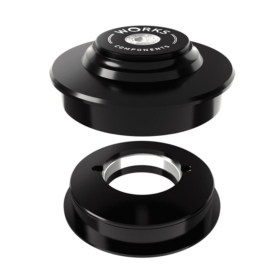 Works Components 1.5deg ZS56-ZS56 Angleset Angle Headset 110-119mm ZS56/28.6 | ZS56/40 ZeroStack Complete Black