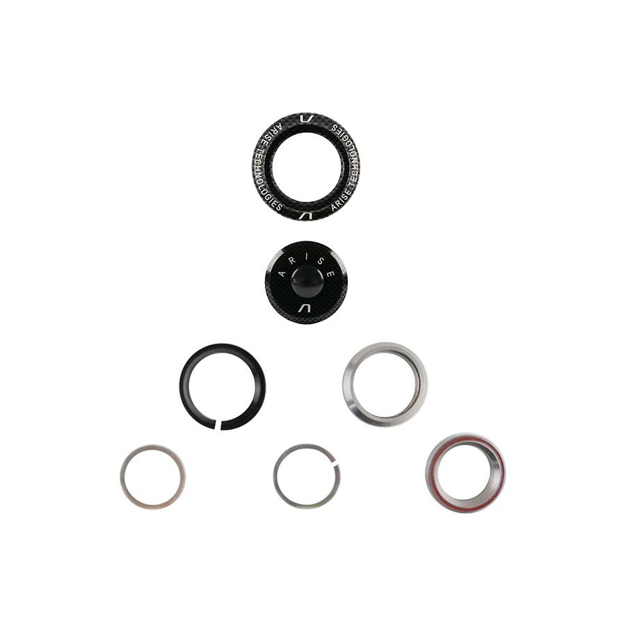 ARISE Crystal 8 1-1/8'' Headset Integrated Complete Black