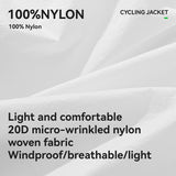 ROCKBROS Fluorescent Lightweight Cycling Phosphorescent Jacket Foldable