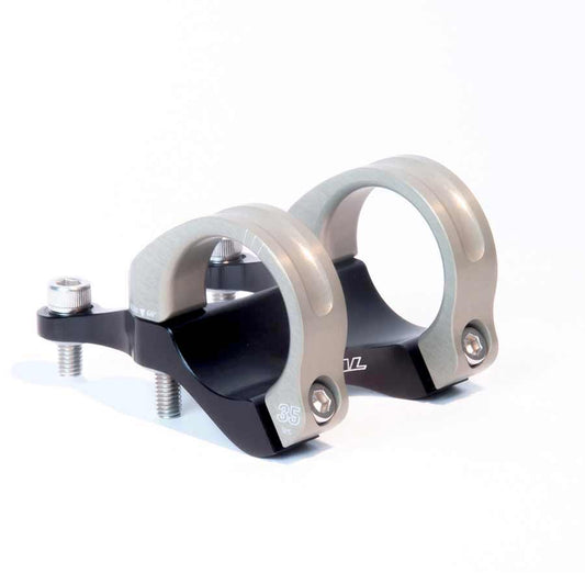 Renthal Integra 35 Stem - 45mm 35 Clamp +/-0 1 1/8" Aluminum Black/Gold