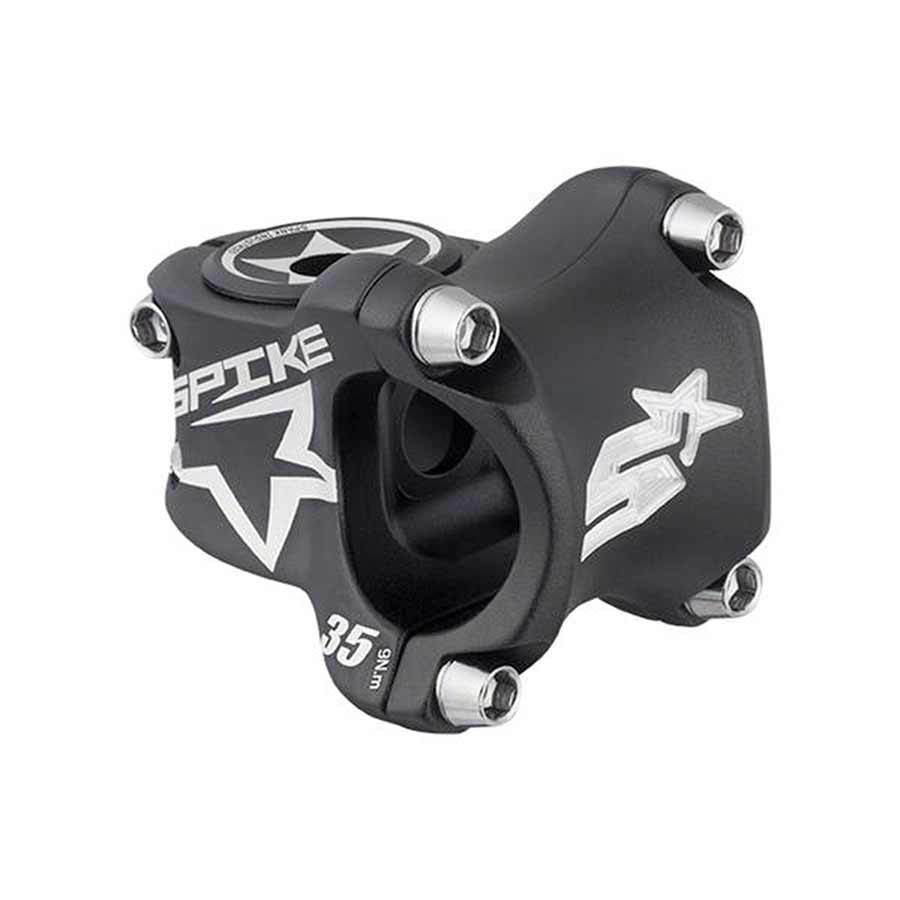 Spank Spike Race 2 Stem - 35mm 31.8 Clamp +/-0 1 1/8" Aluminum Black