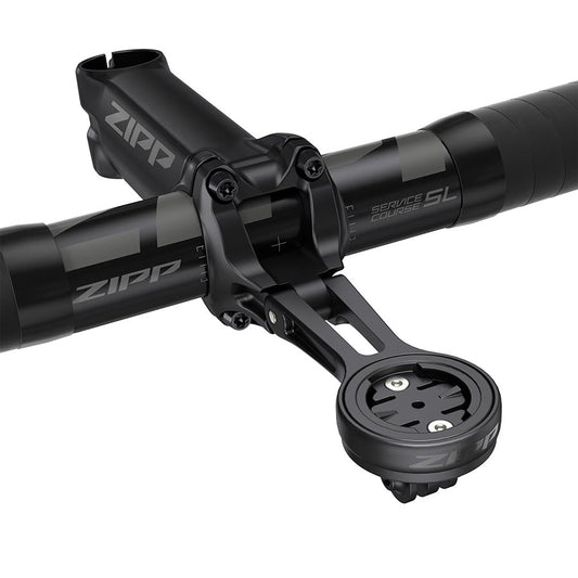 Zipp Service Course SL QuickView Integrated Mount Computer Bike Mount Garmin/Wahoo or Hammerhead Stem mount Black