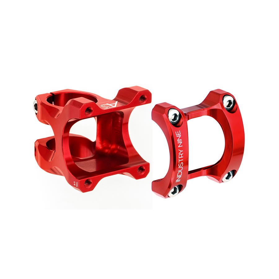 Industry Nine A35 Stem - 40mm 35mm Clamp +/-6 1 1/8" Aluminum Red