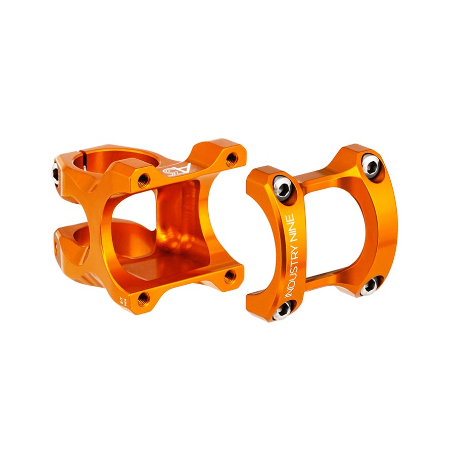 Industry Nine A35 Stem - 32mm 35 Clamp +/-9 1 1/8" Aluminum Orange