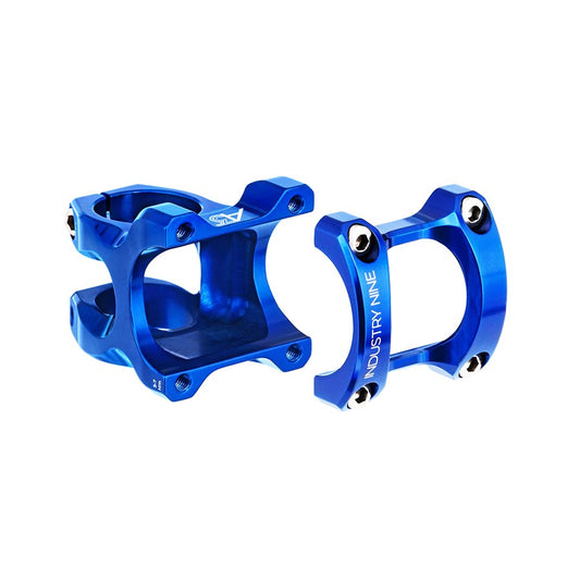 Industry Nine A35 Stem - 32mm 35mm Clamp +/-5 1 1/8" Aluminum Blue