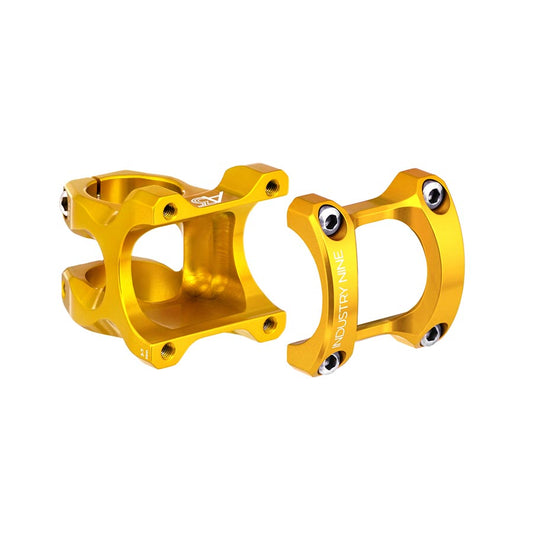 Industry Nine A35 Stem - 40mm 35mm Clamp +/-6 1 1/8" Aluminum Gold