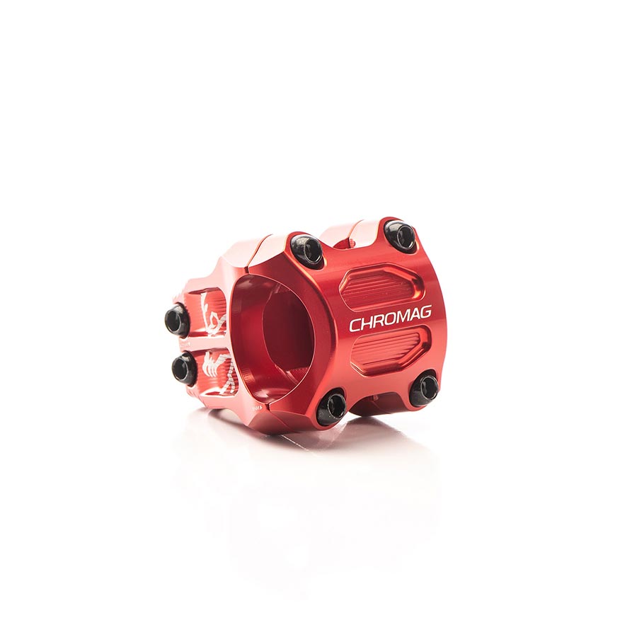 Chromag Riza Stem - 32mm 35mm Clamp +/-0 Red