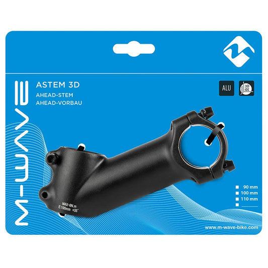 M-Wave ST-M3.2 Stem Diameter: 31.8mm Length: 100mm Steerer: 1-1/8 35° Black