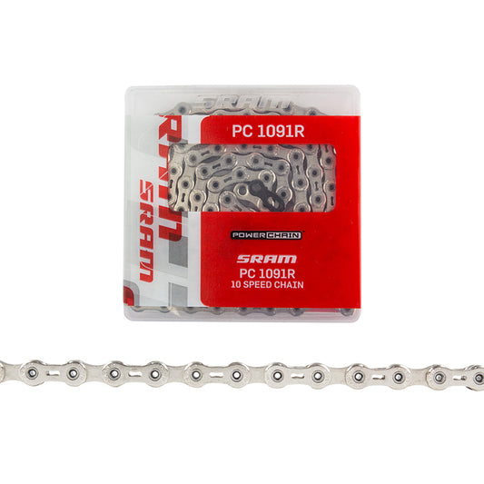 SRAM PC-1091R Road Chain - 10-Speed 114 Links Silver