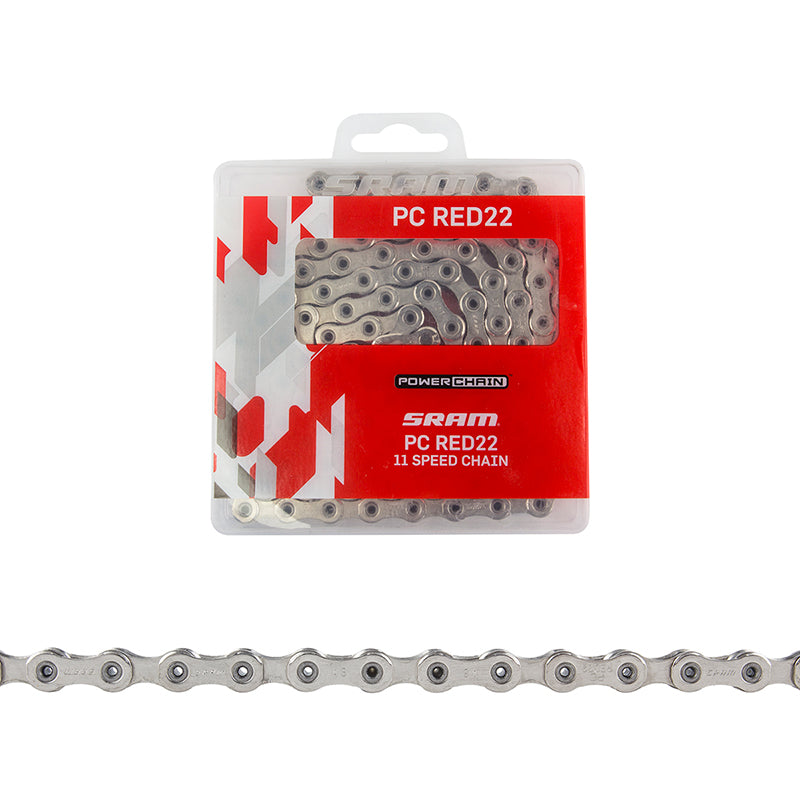 SRAM Red 22 Chain - 11-Speed 114 Links Silver