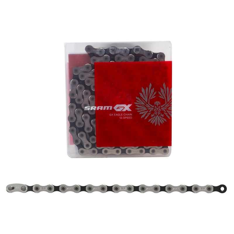 SRAM GX Eagle Chain - 12-Speed 126 Links Silver/Gray