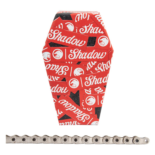 The Shadow Conspiracy Interlock V2 Race Chain - Single Speed 3/32" 98 Links Half Link Chain Silver