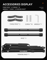 ROCKBROS Carbon Steel Folding Bike Stand