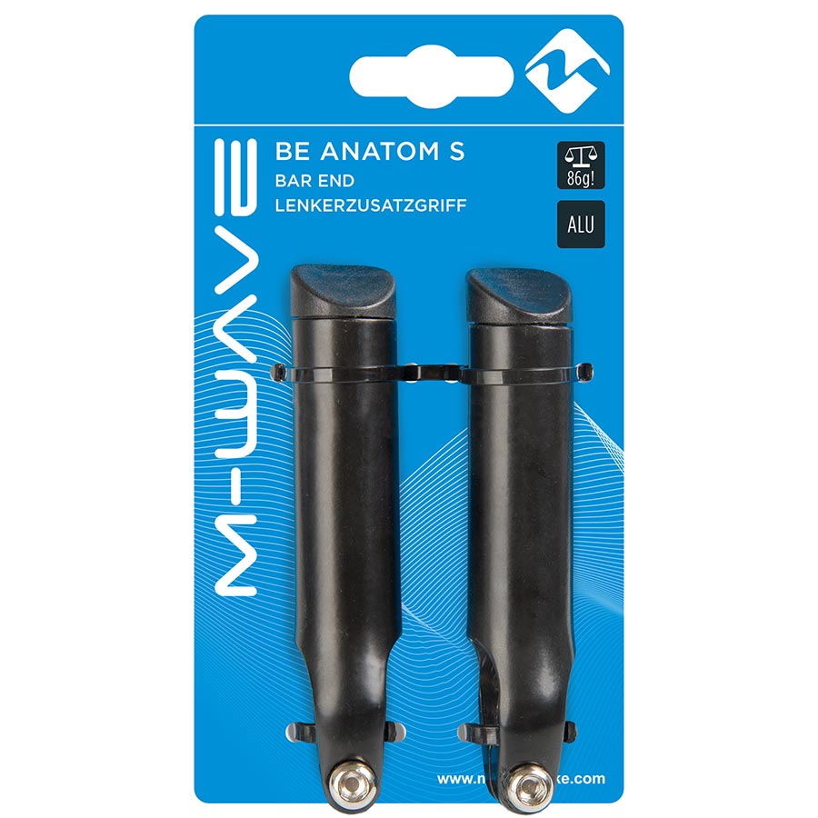 M-Wave Be Anatomic S Bar Ends Black