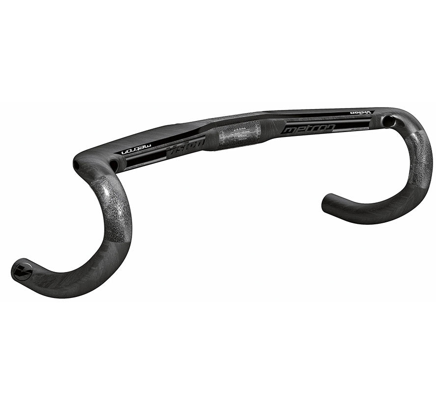 Vision, Metron Aero ACR, Drop Handlebar, Diameter: 31.8mm, 400mm, Drop: 125mm, Reach: 80mm, Black