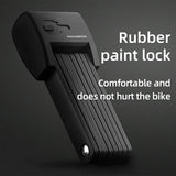 ROCKBROS Folding Bike Lock Smart Fingerprint Heavy Duty Anti Theft Bike Lock