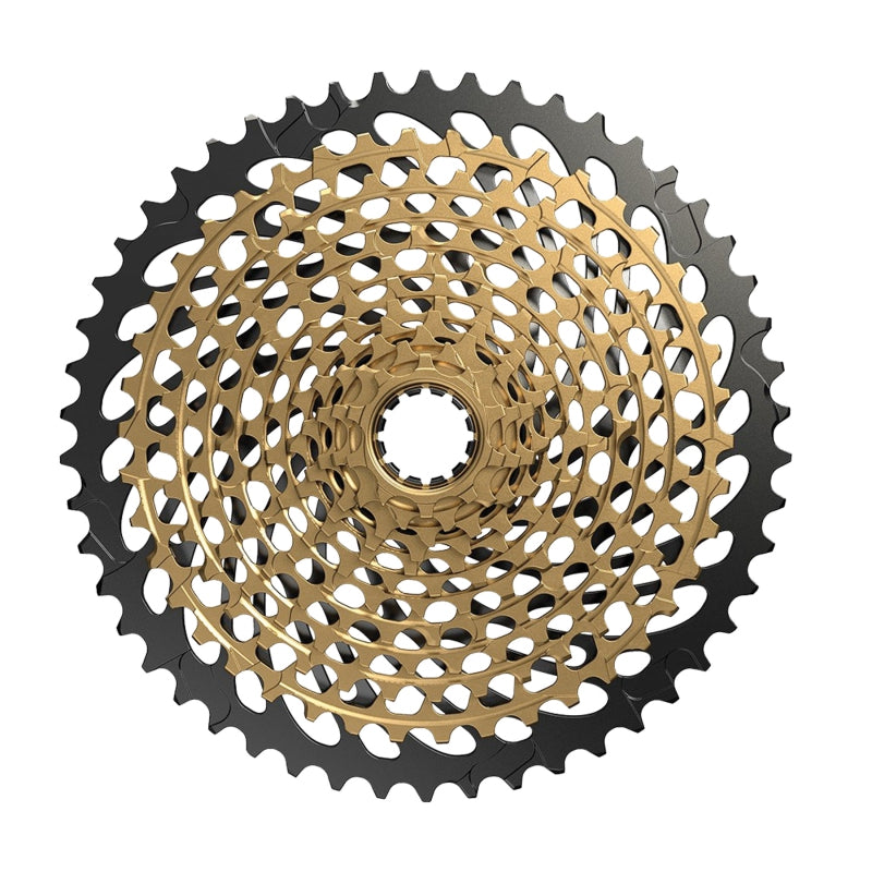 SRAM XX1 Eagle XG-1299 Cassette - 12 Speed 10-50t Gold/BLK For XD Driver Body