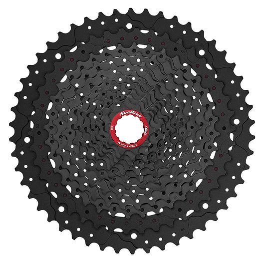 SunRace MZ91X Cassette - 12-Speed 10-50t Black Chrome For XD Driver Body