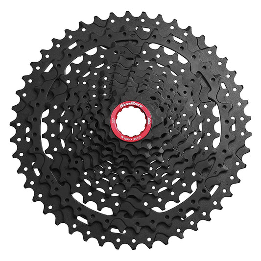 SunRace MX9X Cassette - 11-Speed 10-46t Black Chrome For XD Driver Body