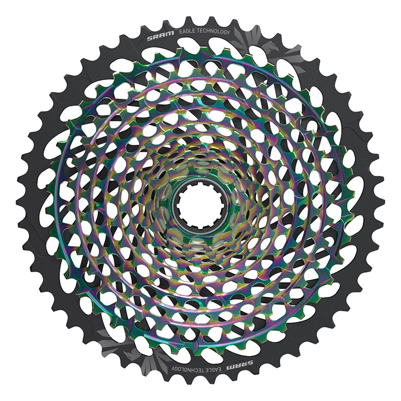SRAM XX1 Eagle AXS XG-1299 Cassette - 12-Speed 10-50t Rainbow For XD Driver Body