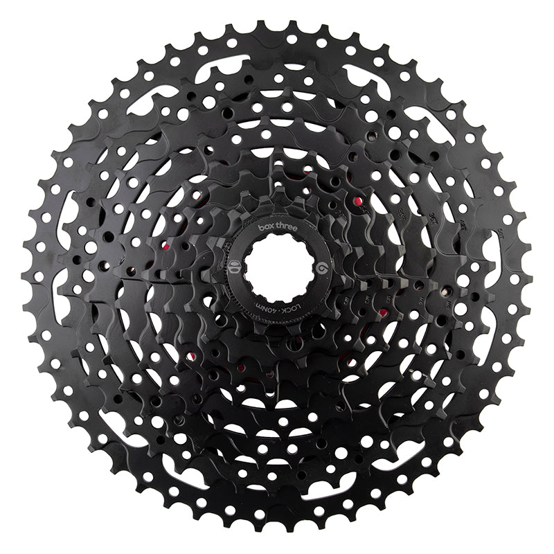 BOX Three Prime 9 Cassette - 9-Speed 11-50t Black