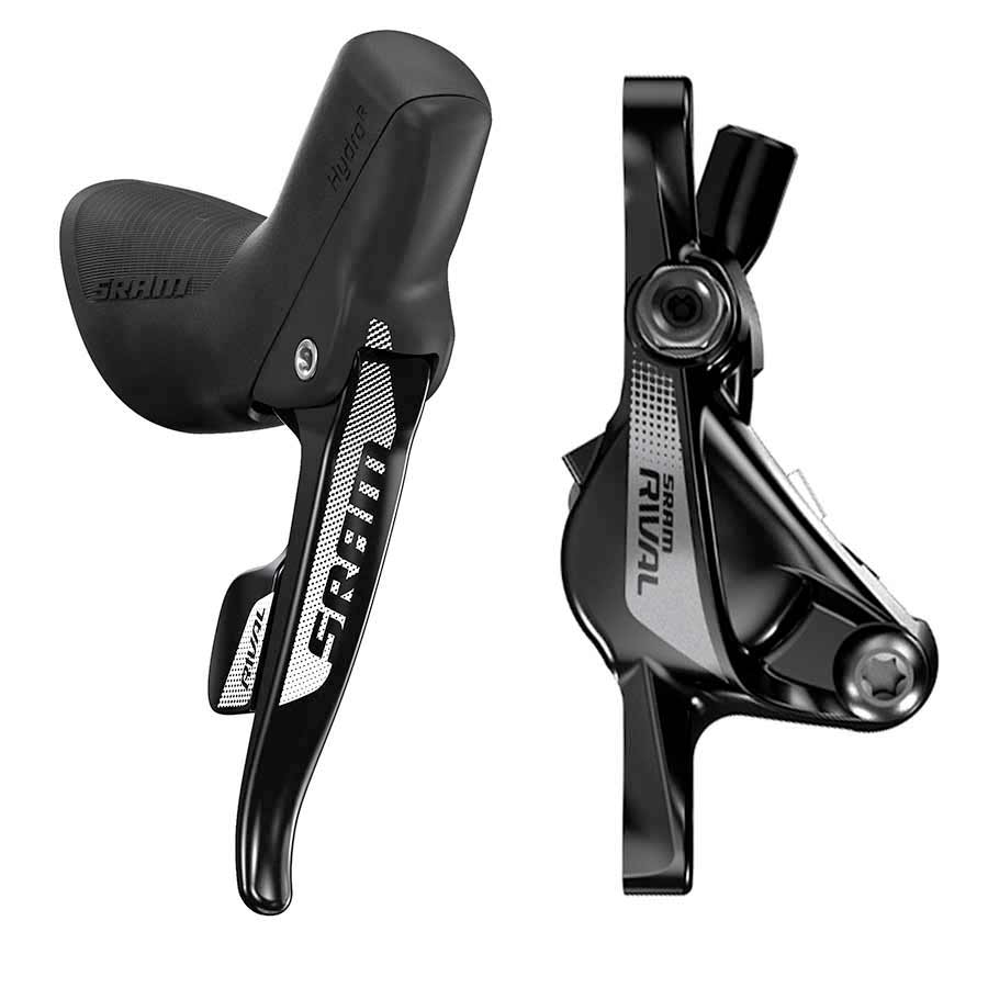 SRAM Rival 22 Right Rear Road Hydraulic Disc Brake DoubleTap Lever 1800mm Hose Rotor Sold Separately