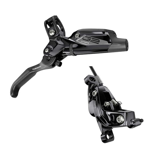 SRAM G2 Ultimate Disc Brake Lever - Front Hydraulic Post Mount Carbon Lever Titanium Hardware Gloss BLK A2