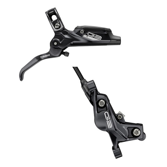 SRAM G2 R Disc Brake Lever - Rear Hydraulic Post Mount Diffusion BLK Anodized A2