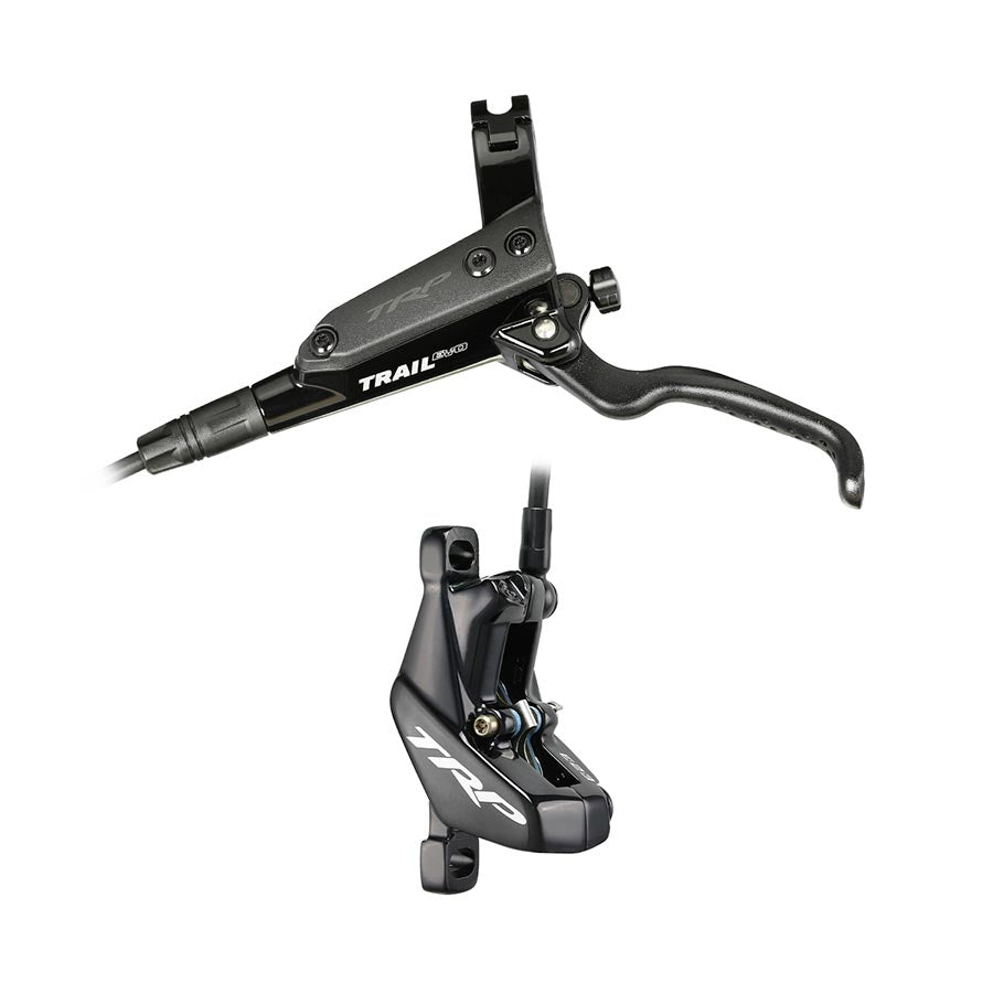 TRP Trail EVO Disc Brake and Lever - Rear Hydraulic Post Mount Black