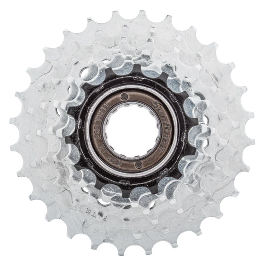 SunRace M2A 6-speed Freewheel - 14-28t Chrome/Black