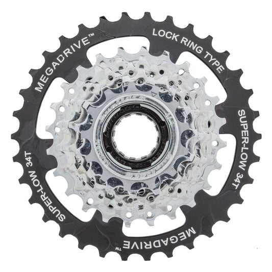 Sunrace MF-M4S Freewheel 13-34t 7sp Chrome