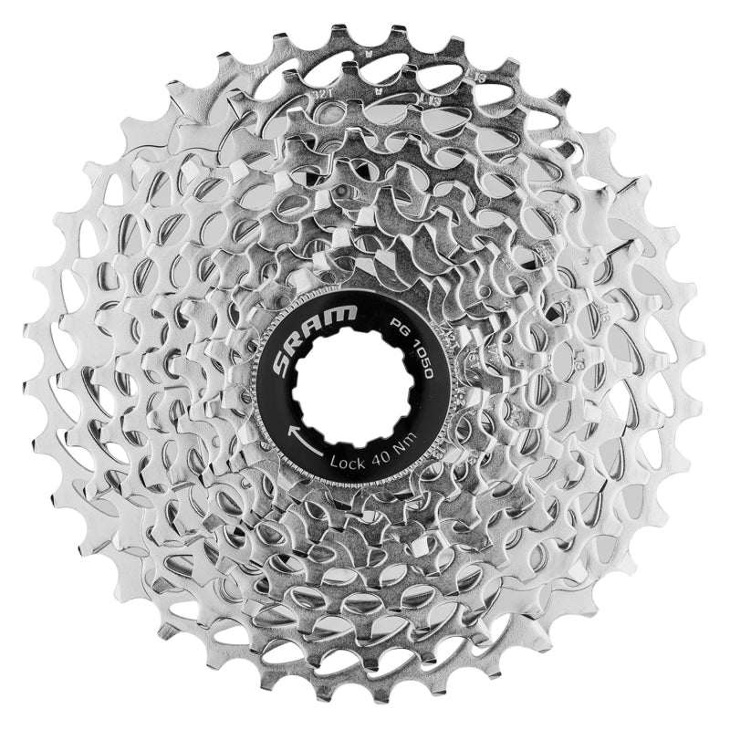 SRAM PG-1050 Cassette - 10 Speed 12-36t Silver