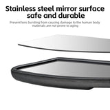 ROCKBROS HD Blast-Resistant Bike Mirror - Adjustable & Retractable