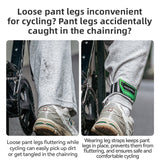ROCKBROS Anti-Roll Chain Riding Leg Straps Adjustable Reflective