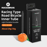 ROCKBROS Bike Inner Tube Road Bicycle Tubes Presta Valve Compatible with 700 x 18/23/25/28/30/32Tire