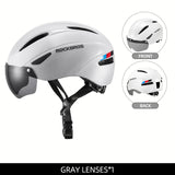 ROCKBROS Ultralight Magnetic Goggles Rear Light Cycling Helmet