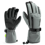 Qunature Ski Gloves  Multi-Fabric, Touchscreen, Warmth Lock