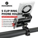 ROCKBROS S Clip Ring Bike Phone Holder for 4.7–7.09" Phones