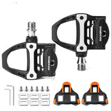 Carbon Fiber SPD Clipless Pedals for Road Bikes 9/16''