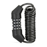 ROCKBROS 1.5m Mini Bicycle Cable Lock - Anti-theft, Password Security
