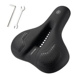 ROCKBROS Comfort Gel Bike Seat Breathable Waterproof Saddle Cruiser/Mountain/Fat Bikes