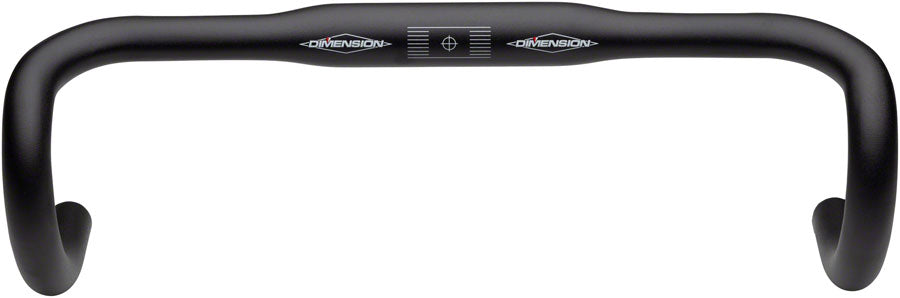MSW Flat Top Shallow Drop Handlebar - Aluminum 31.8mm 42cmBlack