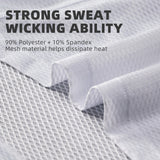 ROCKBROS Breathable Mesh Sleeveless Quick Dry Slim Cycling Base Layer for Women