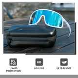 ROCKBROS Cycling Sunglasses Photochromic Polarized Sports Glasses UV400 Unisex