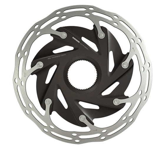 SRAM CenterLine XR Disc Brake Rotor - 140mm Center Lock Silver/Black