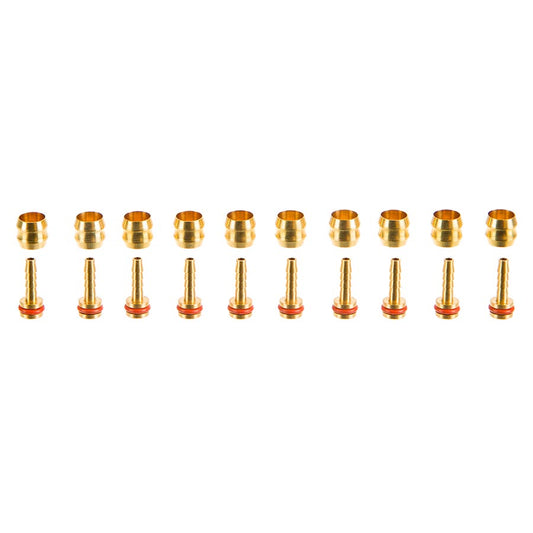 TRP Hydraulic Hose Kit - For 5.0mm Compression Ferrules Brass Inserts O-Rings 10/Each