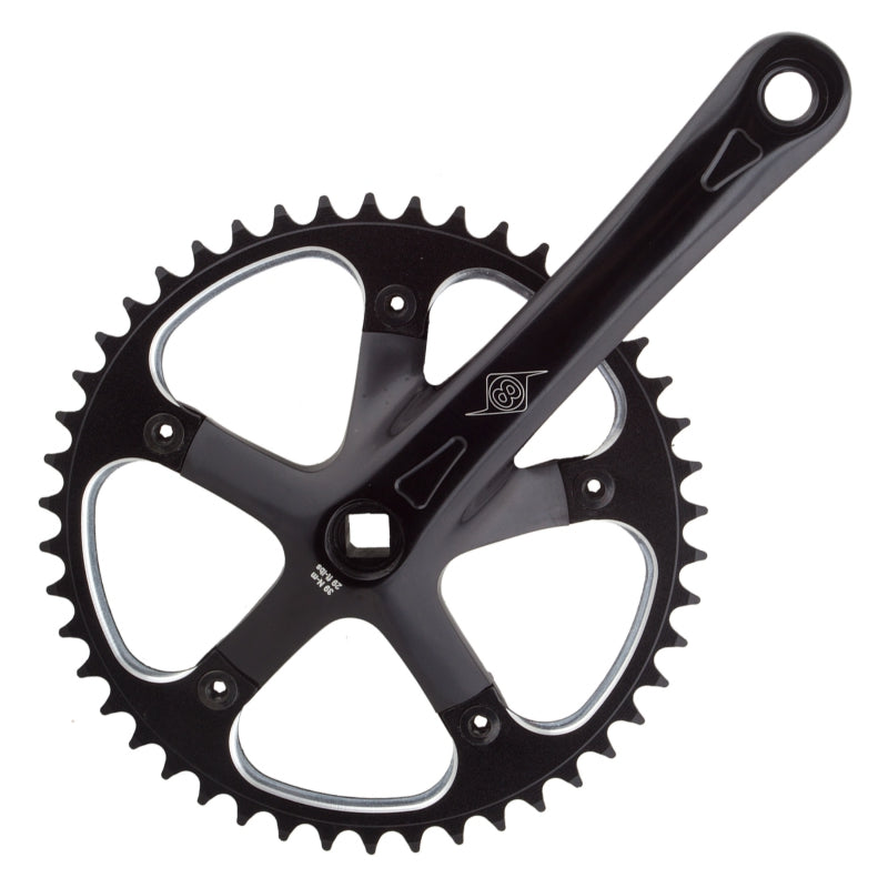 Origin8 Track/SS 170x46 103mm JIS Square Taper crankset black/black