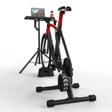 Indoor Media Display Cycling Desk